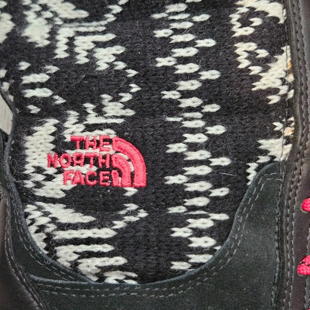 The North Face Shellista Black and Pink Tall Insulated Snow Boots Women's 8.5US